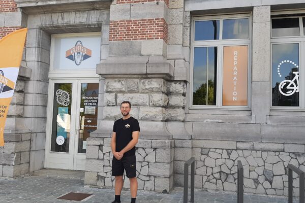 Un nouvel accueil au point vélo de Tournai