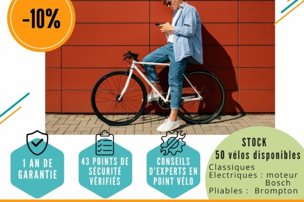 GRANDE VENTE DE VÉLOS RECONDITIONNÉS